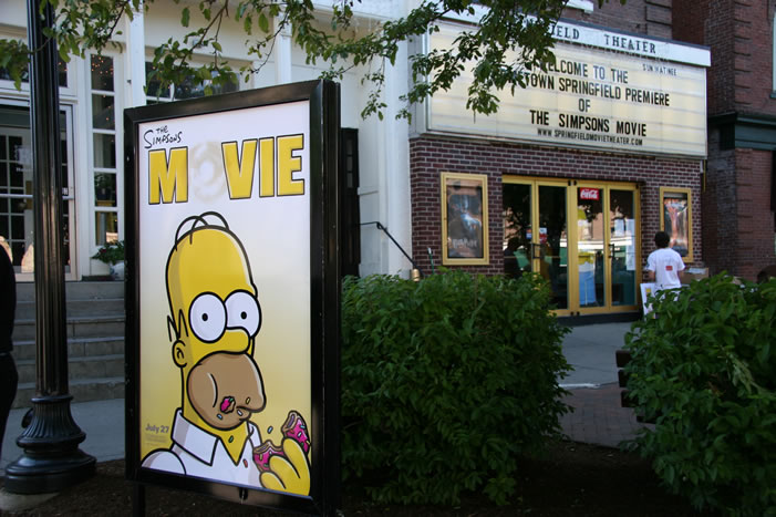 The Simpsons Movie Springfield Vt July 21st 2007 Home Of The Simpsons
